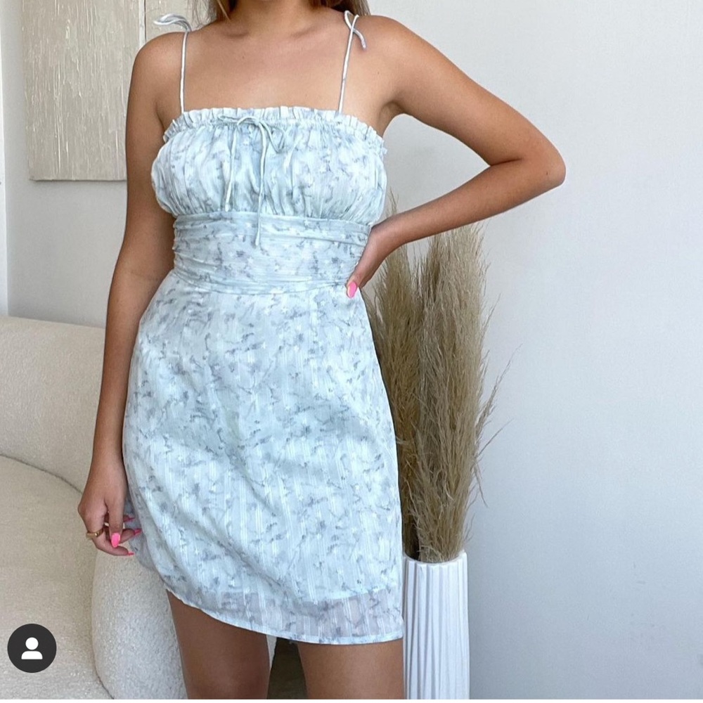 Nudie Patootie Baby Blue Cute AF Dress NWT